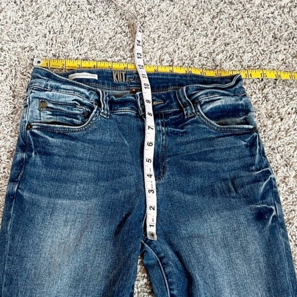 Kut From The Kloth Carlo High Rise Skinny Ankle Distressed Jeans Denim Size 4 - Picture 4 of 9